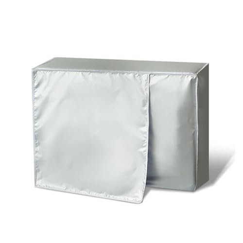 Abdeckung for Außenklimaanlage, wasserdichte Staubabdeckung, waschen, Anti-Staub-Oxford-Anti-Schnee-Hauptmotor, äußere Reinigungstasche Für Gartensofa, Tisch und Stühle(Open,M 86x35x60cm) von SHBHWS