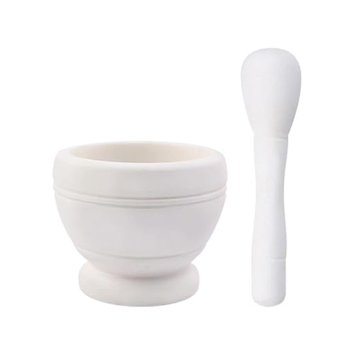Mörser- und Stößel-Set, Gewürzmühle, Mahlschüssel-Set, Knoblauch-Zerkleinerungstopf, Küchenwerkzeug, Kräuterzerkleinerer, leicht zu reinigen for den Heimkoch Zum Zerkleinern(D) von SHBHWS