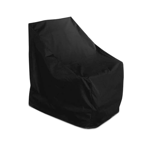 Outdoor Gartenstuhl Staubschutz mit Aufbewahrungstasche Möbel wasserdicht staubdicht Schutz Stuhl Aufbewahrungsorganisator Für Gartensofa, Tisch und Stühle(Black,70x79x70x102cm) von SHBHWS