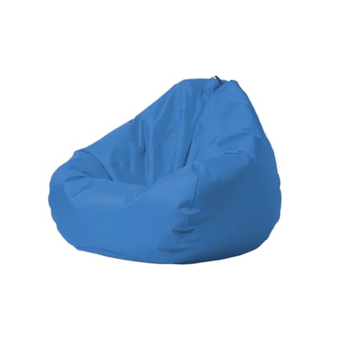 Outdoor wasserdichte Sitzsack Abdeckung kein Füllstoff Garten Strand Camping Schwimmbad schwimmende Pouf Stuhl Oxford Zum Entspannen im Freien und drinnen(Sea Blue,D100cm-cover-adults) von SHBHWS