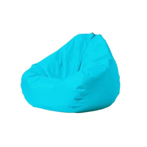 Outdoor wasserdichte Sitzsack Abdeckung kein Füllstoff Garten Strand Camping Schwimmbad schwimmende Pouf Stuhl Oxford Zum Entspannen im Freien und drinnen(Sky Blue,D70cm-cover-kdis) von SHBHWS