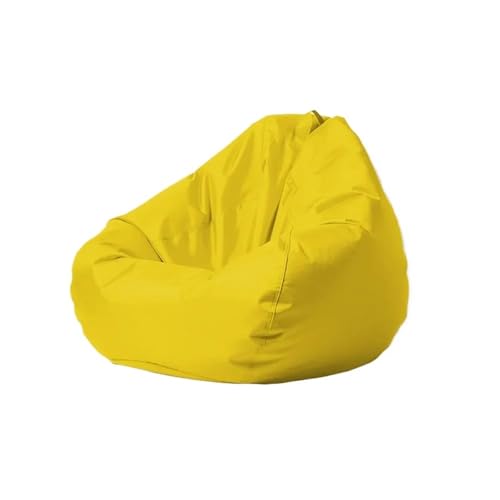 Outdoor wasserdichte Sitzsack Abdeckung kein Füllstoff Garten Strand Camping Schwimmbad schwimmende Pouf Stuhl Oxford Zum Entspannen im Freien und drinnen(Yellow,D70cm-cover-kdis) von SHBHWS