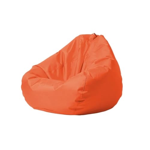 Outdoor wasserdichte Sitzsack-Abdeckung ohne Füllstoff Garten Strand Schwimmen Pool Float Sitzsack Zum Entspannen im Freien und drinnen(Orange,D100cm-cover-adults) von SHBHWS