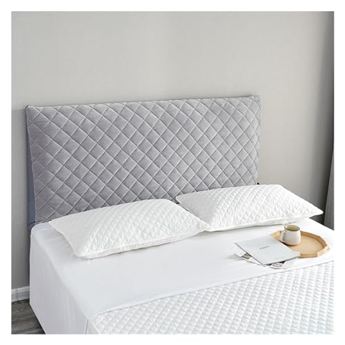 SHBHWS Kopfteilbezug Kopfteil-Abdeckung Bettrücken-Staubschutz-Abdeckung Weiche einfarbige Bettkopfabdeckung Quilte Head Cover Bett Kopfteil Abdeckung(2,70x200cm) von SHBHWS