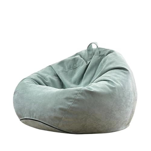 SHBHWS Outdoor-Sitzsackbezug, wasserdicht, ohne Füllmaterial im Inneren Zum Entspannen im Freien und drinnen(Dust Green,D70cm-2.3ft-Cover) von SHBHWS