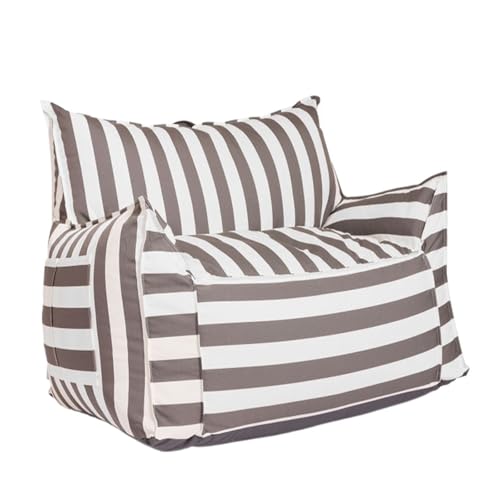 SHBHWS Oxford-Sitzsackbezug for den Außenbereich, ohne Füllung im Inneren Zum Entspannen im Freien und drinnen(Light Grey) von SHBHWS