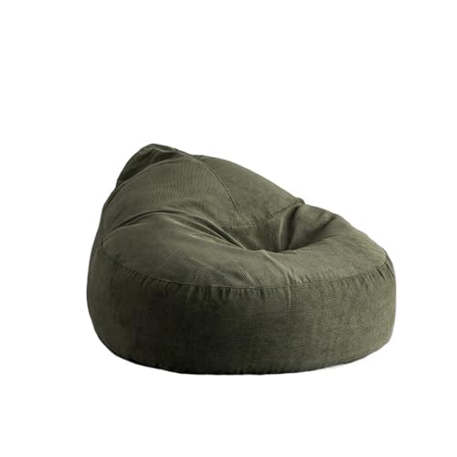 SHBHWS Sitzsack Cove aus Baumwollcord, ohne Füllung Zum Entspannen im Freien und drinnen(Dark Green) von SHBHWS
