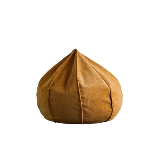 SHBHWS Sitzsackbezug aus Baumwollcord, ohne Füllung Zum Entspannen im Freien und drinnen(Yellow) von SHBHWS