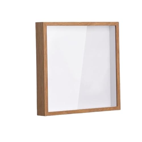 Schattenbox Rahmen Box Reise Top Loading Vitrine Einweihungsparty for Schreibtisch Hochzeitstickets DIY Geschenk Für Trockenblumen, Basteln, Fotos(Wood) von SHBHWS