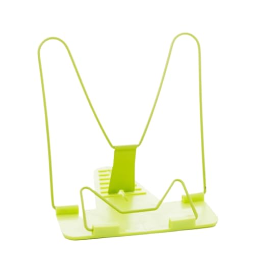 Bookrest Kochbuchhalter Einfaches Rezeptregal, Multifunktionales Leseregal, Bücherständer, Bücherregal, Faltbar Und Verstellbar Vintage Deko(Grün) von SHCHNA