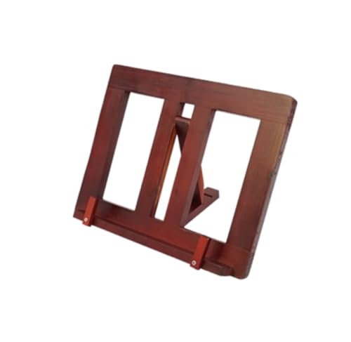 Bookrest Kochbuchhalter Kochbuchhalter Aus Holz Mit Verstellbarem Winkel, Handgefertigter Rezeptbuchbinder-Tablet-Ständer Vintage Deko(D) von SHCHNA