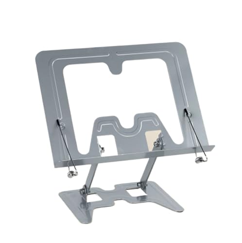 Bookrest Kochbuchhalter Verstellbares Regal Mit Seitenhalter, Faltbares Rezept-Bücherregal For Platzieren Von Kochbüchern Und Tablets Vintage Deko(G) von SHCHNA
