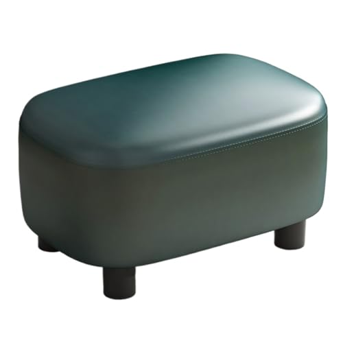 SHCHNA Moderner Fusshocker Ottomane Moderner Fußhocker, Niedriger Hocker, Weich Gepolstert, Mit Beinen for Das Wohnzimmer Sitzhocker(Grün) von SHCHNA