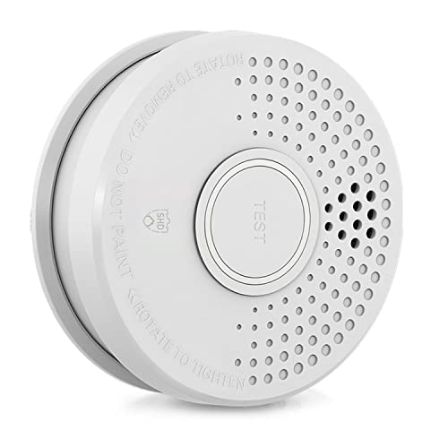 SHD by OneConcept Rauchmelder, Zuverlässiger Mini-Rauchmelder, 1x Feuermelder mit Batterie, Rauchmelder für Küche, Büro, Wohnwagen, Optischer Sensor Brandmelder mit Testfunktion & Stummschaltung von SHD