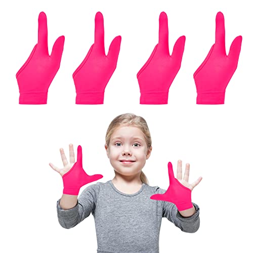 4Pcs Daumen Saugen Guard Handschuhe Kinder Kau-Kompressionshandschuhe Kinder Stoppen Daumenlutschen und Fingerbeißen für Alter 5-13 (Rosa) von SHDGFB