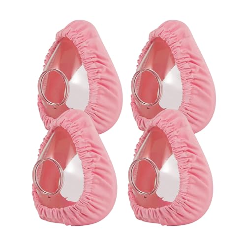 CPAP-Maske Liner, 4 Pack weiche Kissen Maske Abdeckung kompatibel mit F20 & F10 Maske, Nasenmasken, Mund-Masken, die meisten Vollgesichtsmasken Wiederverwendbare Kissen Abdeckungen (Rosa) von SHDGFB