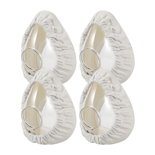 CPAP-Maske Liner, 4 Pack weiche Kissen Maske Abdeckung kompatibel mit F20 & F10 Maske, Nasenmasken, Mund-Masken, die meisten Vollgesichtsmasken Wiederverwendbare Kissen Abdeckungen (Weiß) von SHDGFB