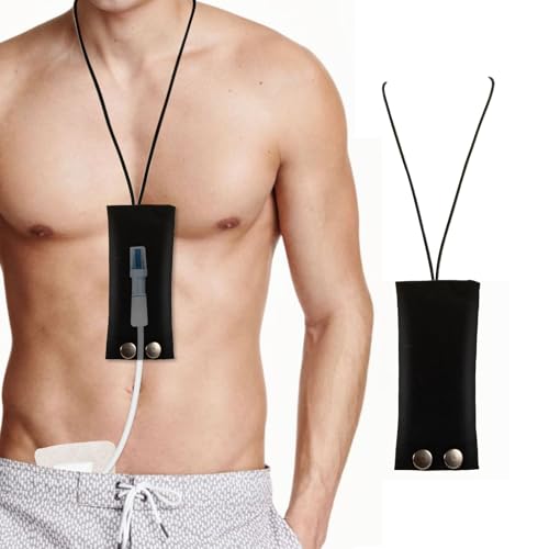 Peritonealdialyse-Katheterhalter für Baxter 5C4482 5C4483, PD-Katheter-Lanyard PD Secure Shower Support PD Transfer Set Katheterhalter Zubehör für Männer und Frauen (2, Schwarz) von SHDGFB
