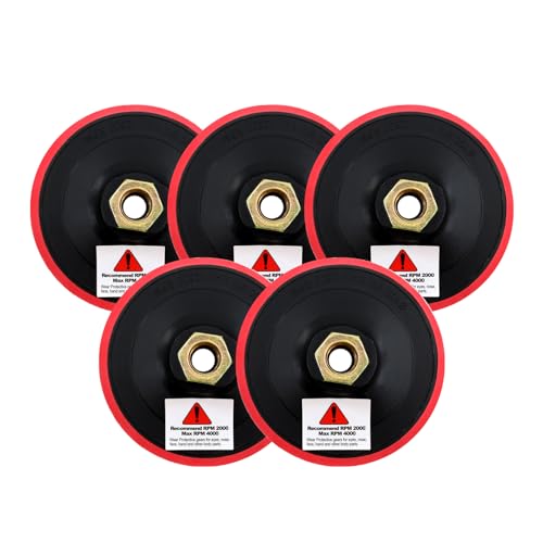 SHDIATOOL Backer Pad Stützteller aus Schaumstoff Körper mit 100MM M14 Gewinde für Diamant Polierpads Packung mit 5 Stück SHDIATOOL Backer Pad Stützteller aus Schaumstoff Körper mit 100MM M14 Gewinde für Diamant Polierpads Packung mit 5 Stück von SHDIATOOL