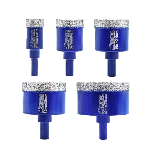 SHDIATOOL Diamant Fliesenbohrer Diamant lochsäge Schleifbits mit Dreikant-Schaft Vergrößerung Kantenschleifen Formgebung für Porzellan 20mm/32mm/40mm/50mm/60mm SHDIATOOL Diamant Fliesenbohrer Diamant lochsäge Schleifbits mit Dreikant-Schaft Vergrößerung Kantenschleifen Formgebung für Porzellan 20mm/32mm/40mm/50mm/60mm von SHDIATOOL