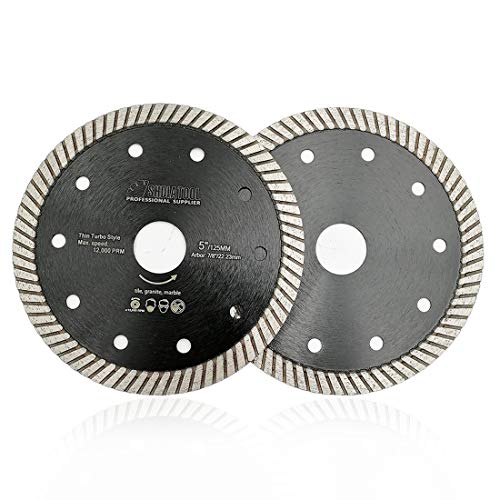 SHDIATOOL Diamant Trennscheibe 2 Stücke 125mm Super Dünne Schneiden Porzellan Fliese Granit Keramik SHDIATOOL Diamant Trennscheibe 2 Stücke 125mm Super Dünne Schneiden Porzellan Fliese Granit Keramik von SHDIATOOL