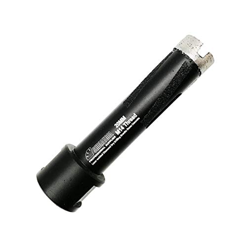SHDIATOOL Diamant-bohrkrone 20mm M14 Gewinde Lasergeschweißt zum Trocken- oder Nassbohren Granit Marmor Naturstein Beton SHDIATOOL Diamant-bohrkrone 20mm M14 Gewinde Lasergeschweißt zum Trocken- oder Nassbohren Granit Marmor Naturstein Beton von SHDIATOOL