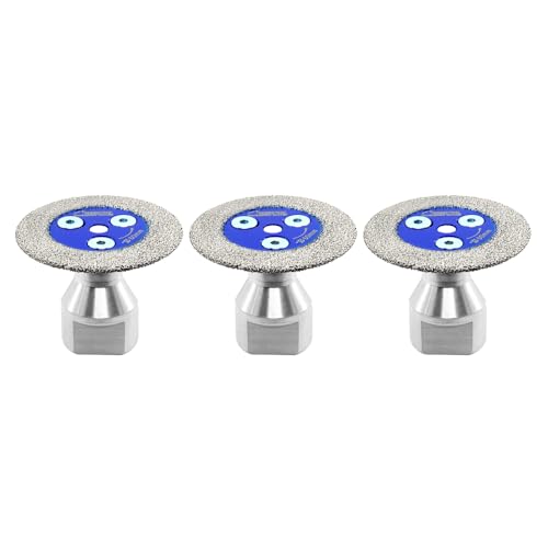 SHDIATOOL Mini Diamant Sägeblätter 50mm Trennscheibe M14 Gewinde für Marmor, Granit, Stein, Beton, Mauerwerk am Bohrer 3Stück von SHDIATOOL