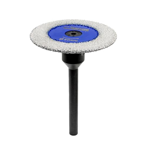 SHDIATOOL Steinschnitzscheibe mit 6mm Schaft 50mm Diamant Sägeblätter Schneiden Schleifen Scheibe für Marmor Granit Kunststein SHDIATOOL Steinschnitzscheibe mit 6mm Schaft 50mm Diamant Sägeblätter Schneiden Schleifen Scheibe für Marmor Granit Kunststein von SHDIATOOL