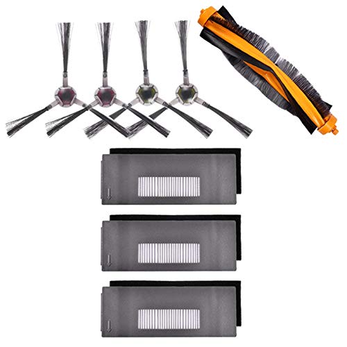 SHEAWA Filter & Bürsten-Set Ersatz für ECOVACS DEEBOT 900 901 Roboter-Staubsauger-Zubehörteile von SHEAWA