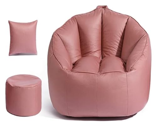 SHEDIE Sitzsack, Sitzsackstuhl, Lazy Sofa Einzelsitzsack Flauschiger Sitzsack Lesesessel Riesensitzsack(Pink.) von SHEDIE