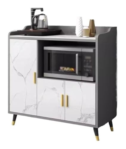 Stilvolles Esszimmer-Sideboard, Sideboard, Wohnzimmer, Rockboard, Esszimmerschrank, einfacher Schrank for Zuhause (90 cm x 40 98 cm) von SHEDIE
