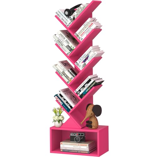 SHEEPAM Bücherregal mit 9 Ebenen, weihnachtliches grünes Bücherregal für engen Raum, Aufbewahrungs-Organizer, bodenstehende Bücherregale für Bücher, hohes Bücherregal für Zuhause, Büro, Wohnzimmer SHEEPAM Bücherregal mit 9 Ebenen, weihnachtliches grünes Bücherregal für engen Raum, Aufbewahrungs-Organizer, bodenstehende Bücherregale für Bücher, hohes Bücherregal für Zuhause, Büro, Wohnzimmer von SHEEPAM