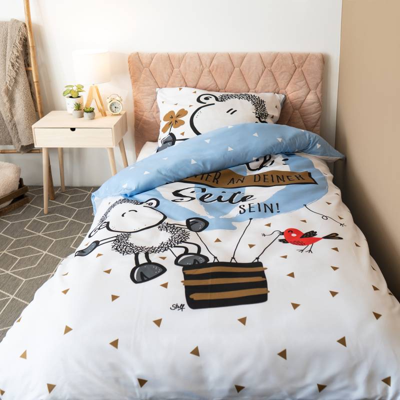 Bettwäsche »Das Glück soll immer an Deiner Seite sein!« von SHEEPWORLD