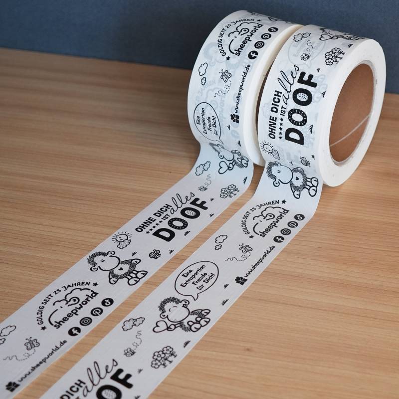 Klebeband »Ohne Dich ist alles doof.« von SHEEPWORLD