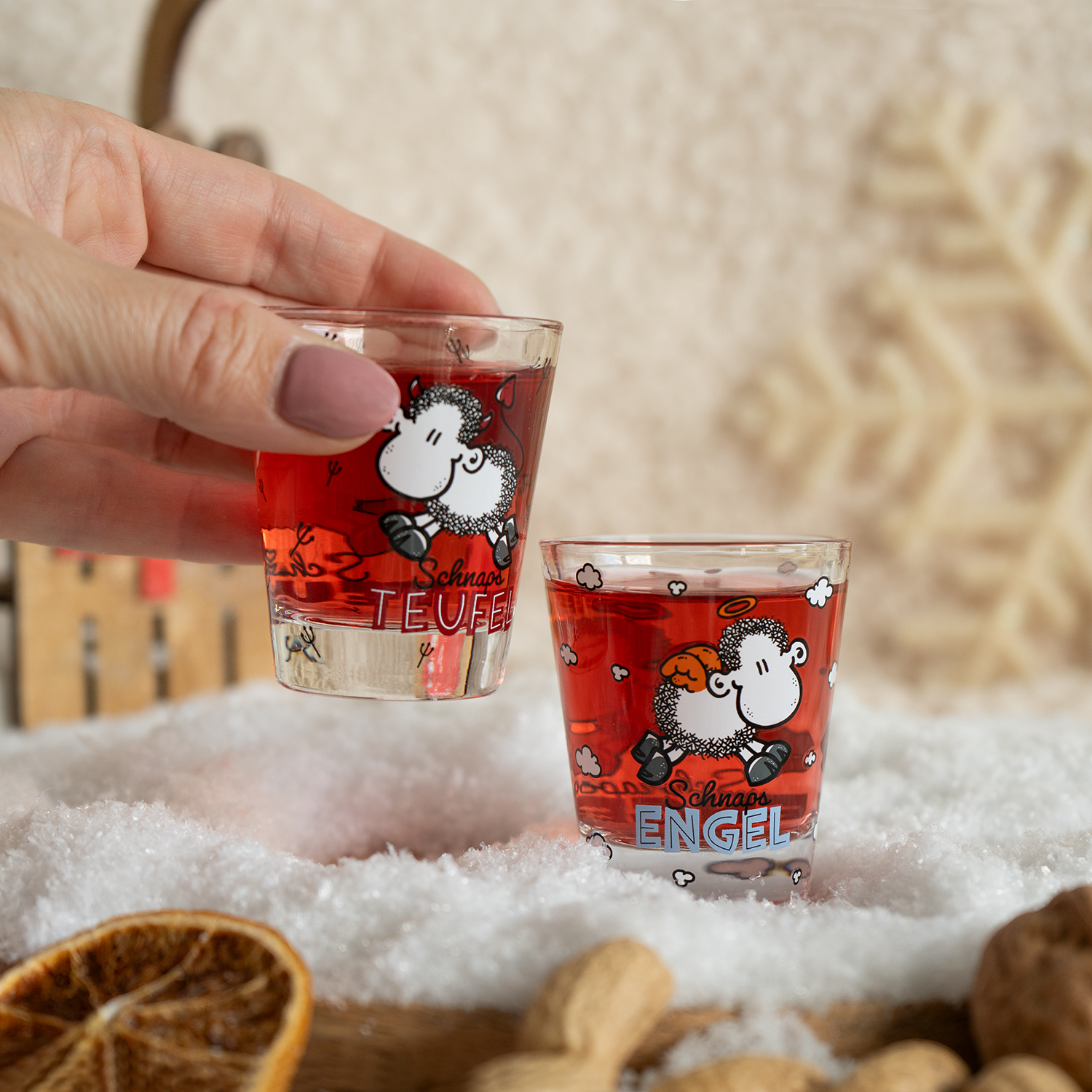 Schnapsglas-Set »Engel und Teufel« Schnapsglas-Set »Engel und Teufel« von SHEEPWORLD