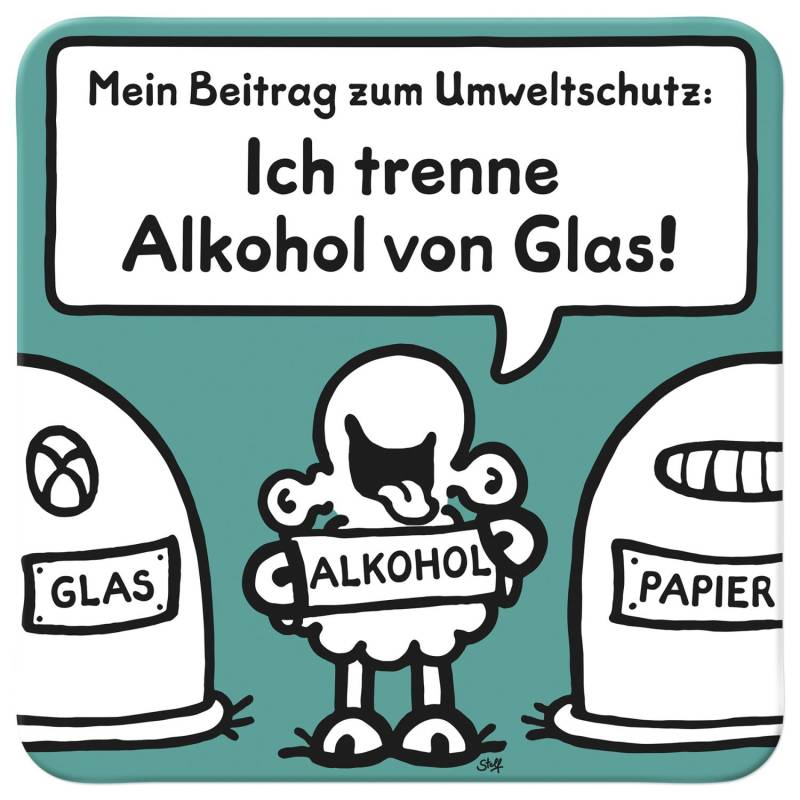Untersetzer »ALKOHOL« von SHEEPWORLD