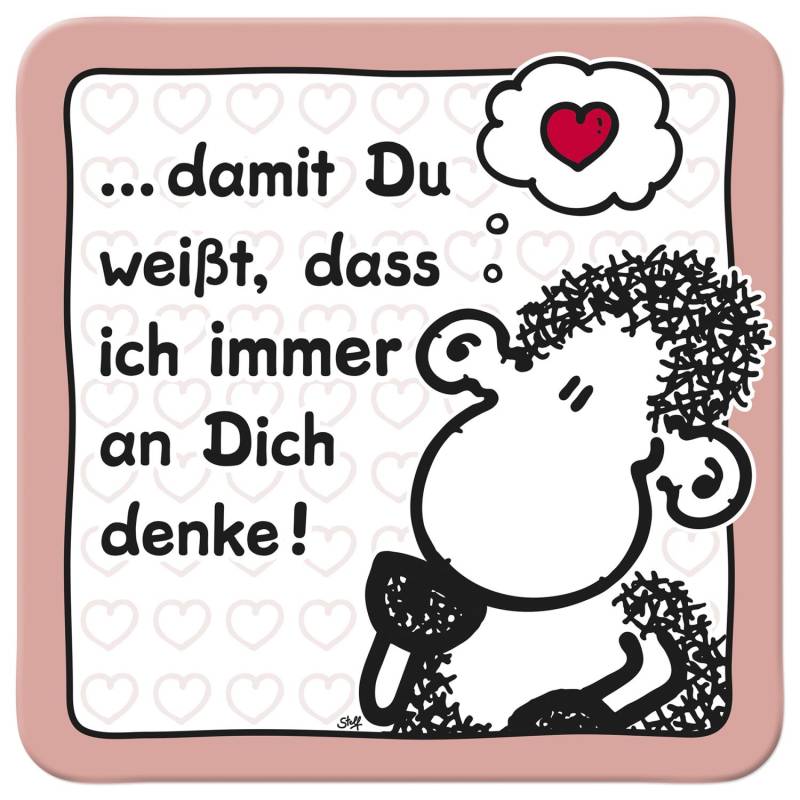 Untersetzer »DENKE« von SHEEPWORLD