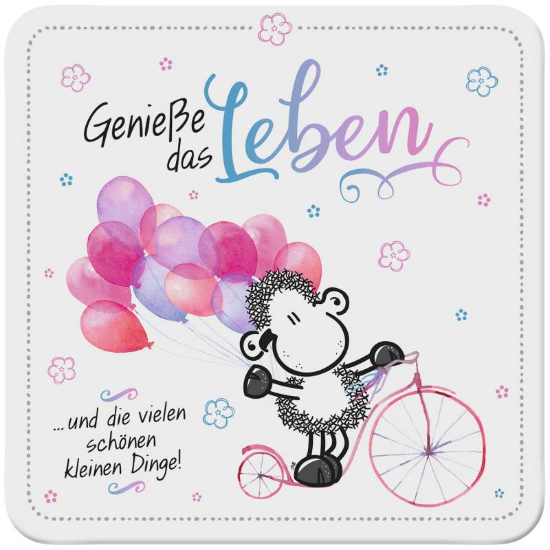 Untersetzer »Genieße das Leben« von SHEEPWORLD