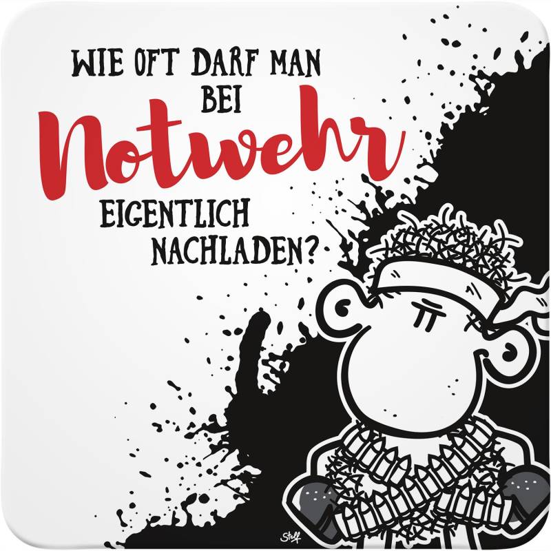 Untersetzer »Notwehr« von SHEEPWORLD