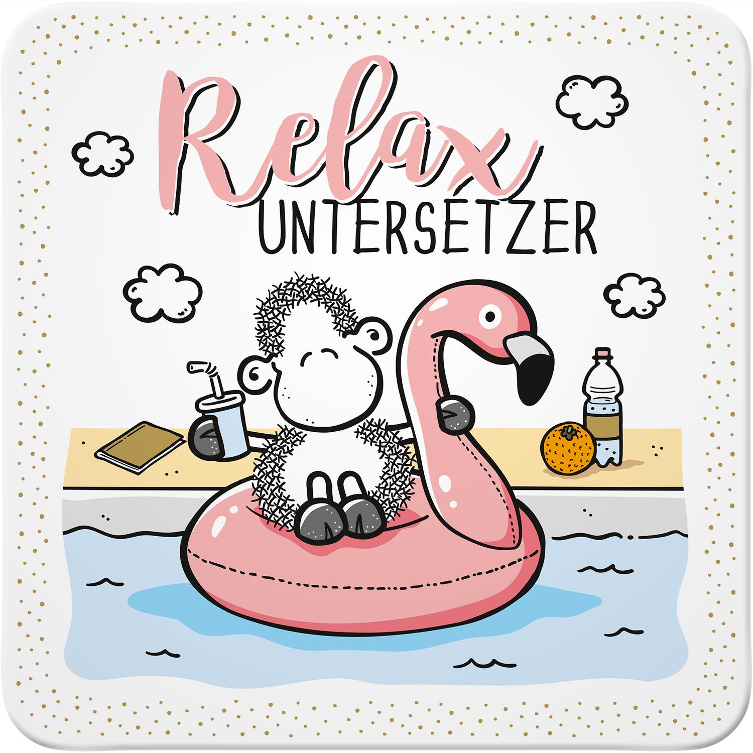 Untersetzer »Relax Untersetzer« von SHEEPWORLD