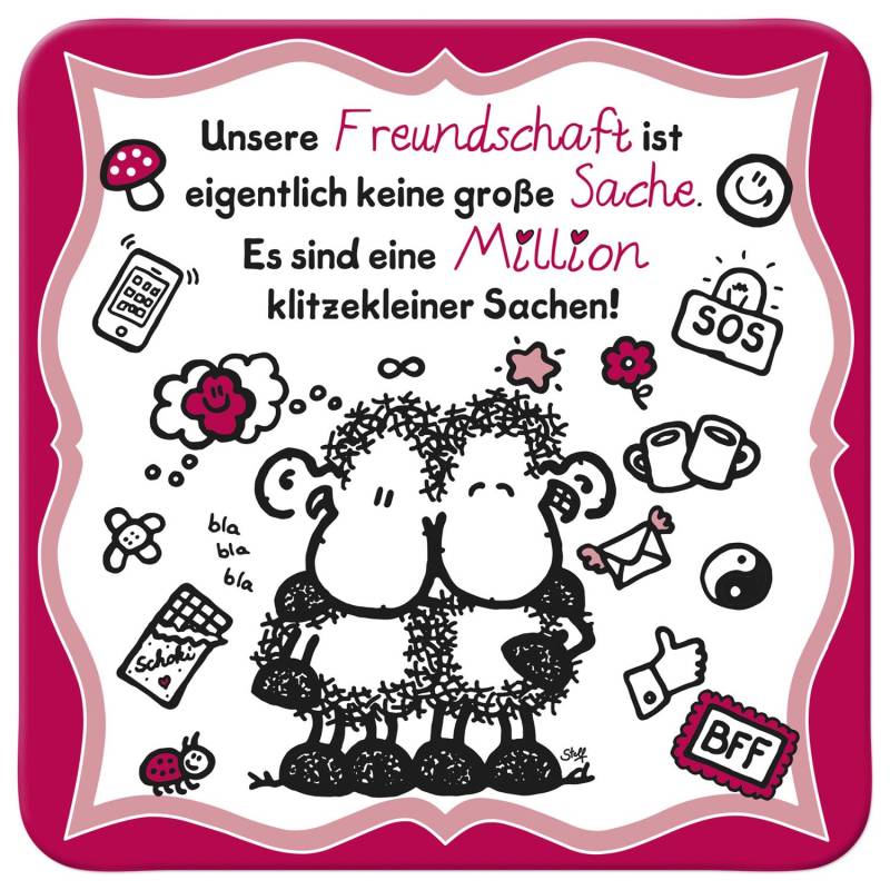 Untersetzer »Unsere Freundschaft« von SHEEPWORLD