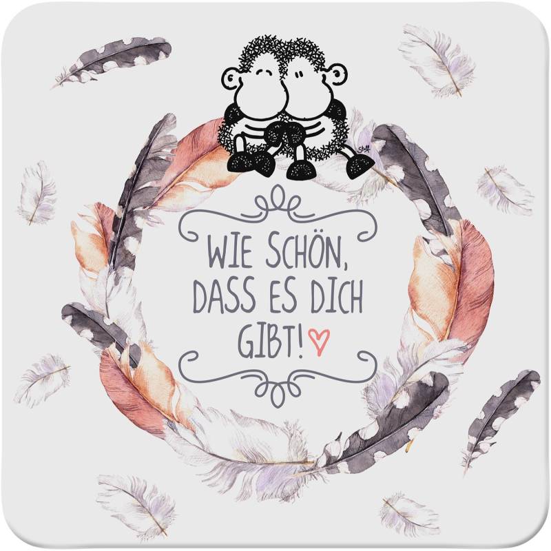 Untersetzer »Wie schön, dass es Dich gibt!« von SHEEPWORLD