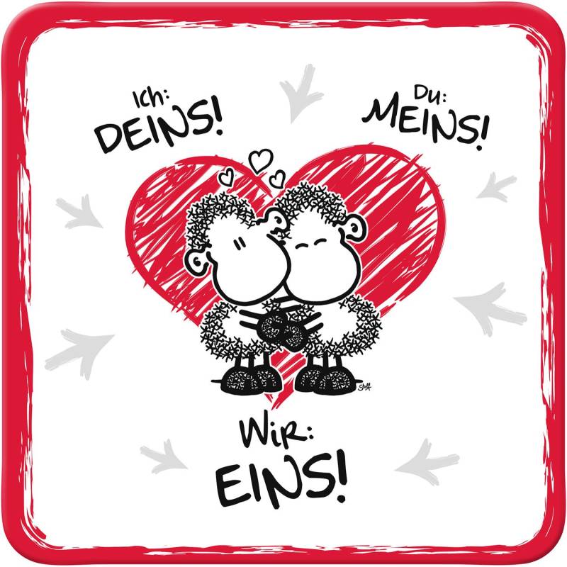 Untersetzer »Wir: EINS!« von SHEEPWORLD