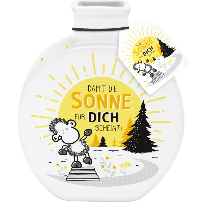 Vase »Damit die Sonne für Dich scheint!« von SHEEPWORLD