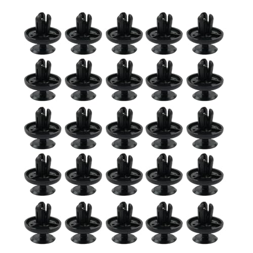SHEGOTO 25 Stück Push Clips Motor Unterabdeckungen Clips für Fahrzeug Ersatz Befestigungsclips Automobilzubehör von SHEGOTO