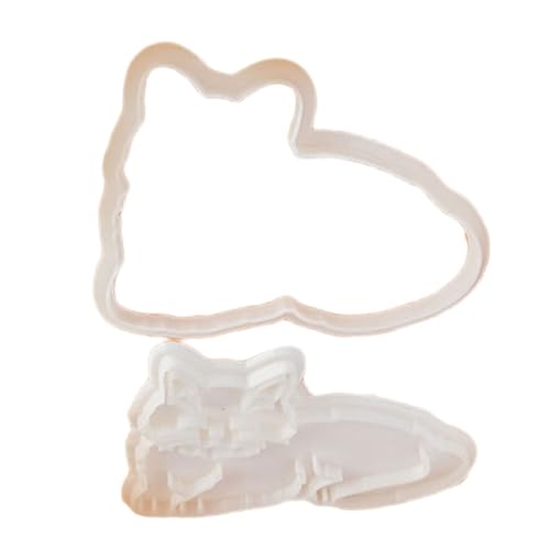 SHEGOTO Japanische Cartoon-Katzen-Keksform-Set, tragbare Katzen, Keksformen, Backstempel für Kekse, Gebäck, Projekte von SHEGOTO