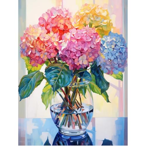 SHEGZHUC 40x50cm Eckige Steine Diamond Painting Blumen in Vase Bunte Hortensien Diamond Painting Blumenstrauß Mosaik Diamant Malerei Kunst Stickerei Kreuzstich Bilder Geschenk Wanddekoration SHEGZHUC 40x50cm Eckige Steine Diamond Painting Blumen in Vase Bunte Hortensien Diamond Painting Blumenstrauß Mosaik Diamant Malerei Kunst Stickerei Kreuzstich Bilder Geschenk Wanddekoration von SHEGZHUC