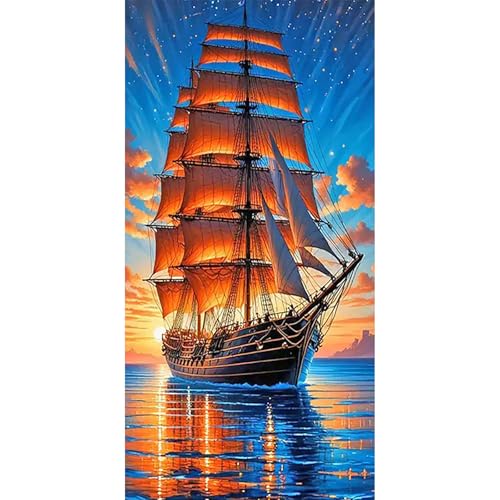 SHEGZHUC 45x85cm Diamond Painting Segelschiff Nautisch Diamond Painting Schiff Groß Sonnenuntergang Segelboot Landschaft Mosaik Diamant Malerei Kunst Stickerei Kreuzstich Bilder Geschenk Wand Dekor SHEGZHUC 45x85cm Diamond Painting Segelschiff Nautisch Diamond Painting Schiff Groß Sonnenuntergang Segelboot Landschaft Mosaik Diamant Malerei Kunst Stickerei Kreuzstich Bilder Geschenk Wand Dekor von SHEGZHUC