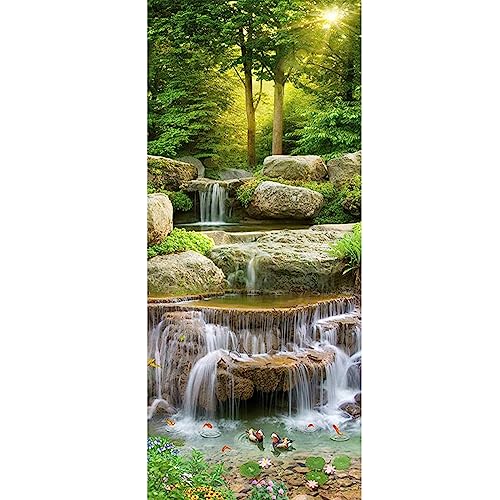 SHEGZHUC Diamond Painting Erwachsene Landschaft 50x110cm Diamond Painting Wasserfall Groß Diamant Malerei Malen nach Zahlen Wasserfall Diamond Painting Landschaften und Natur Diamant Painting Bilder von SHEGZHUC