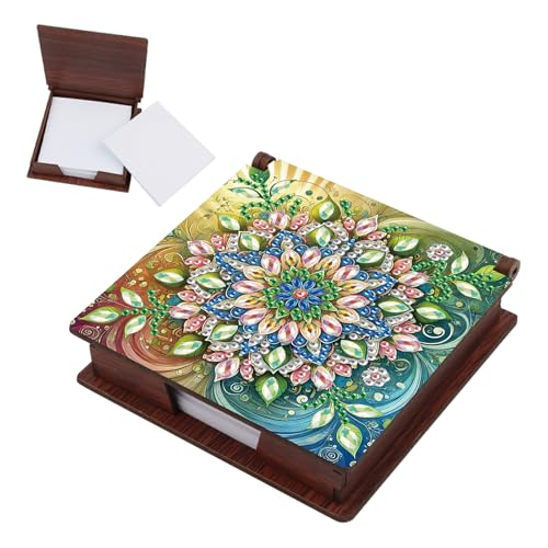 SHEGZHUC Diamond Painting Notizzettel Zettelbox Nachfüllpack Halter Bambus Notizblock mit 160 Blättern Diamant Malerei Zettelkasten Notizzettelbox Holz Mosaik Bilder Geschenk || Mandala Blumen Grün SHEGZHUC Diamond Painting Notizzettel Zettelbox Nachfüllpack Halter Bambus Notizblock mit 160 Blättern Diamant Malerei Zettelkasten Notizzettelbox Holz Mosaik Bilder Geschenk || Mandala Blumen Grün von SHEGZHUC